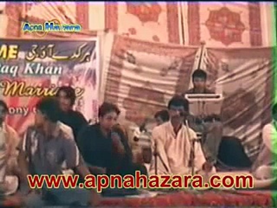 Hindko Song - Arshad Hazara Live Performance in Wedding at Shahkot Abbottabad-Part-4