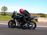 Yamaha FZ6 Fazer 600 at 239 km/h. Top Speed. Versus VW Jetta 2.5.