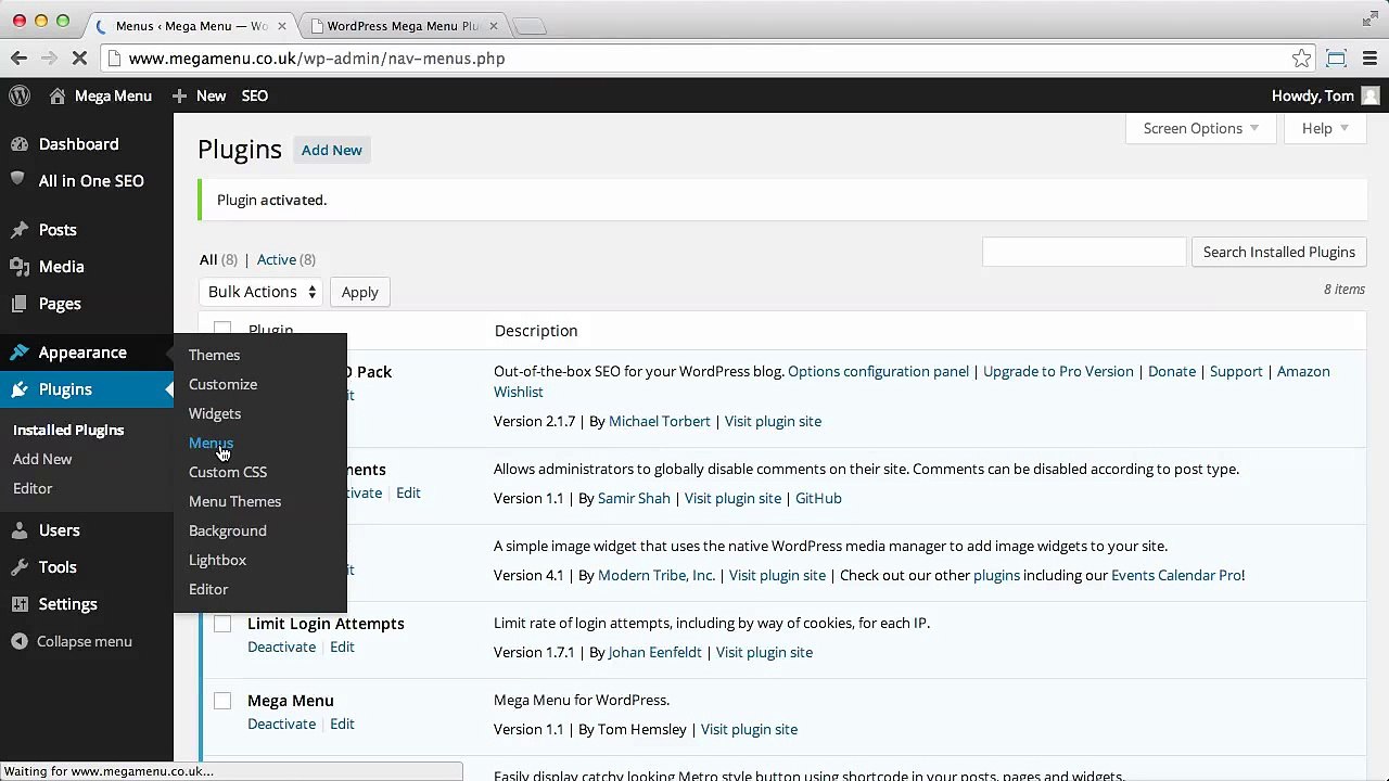 Max Menu - Free WordPress Mega Menu Plugin