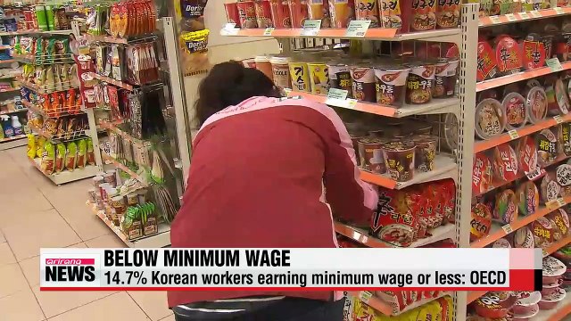 One out of 7 Korean workers paid less than minimum wage: report