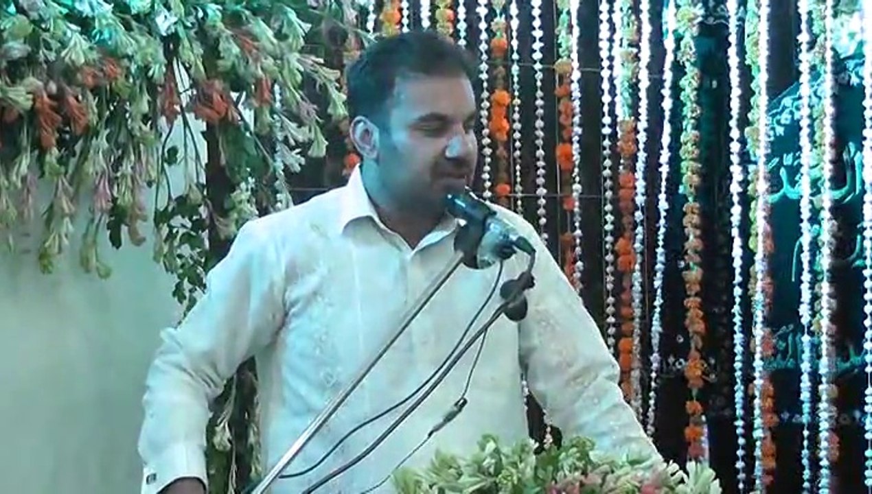 18 - Zaheer-ul-Hassan Zaheer - 15 Ramzan 2015  Jashan-e-Zahoor-e-Mola Hassan (JJH)at Imambargah Najaf Manzil Mozang LHR