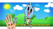 The Amazing World of Gumball Finger Family Collection Cartoon Animation Nursery Rhymes for Children