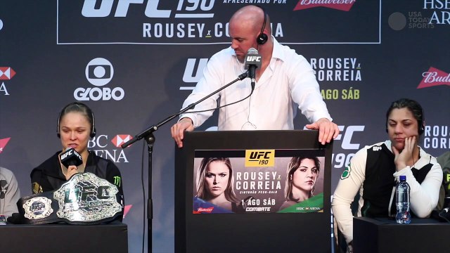 Ronda Rousey told Bethe Correia _#8216;don_#8217;t cry_#8217; after UFC 190 knockout victory