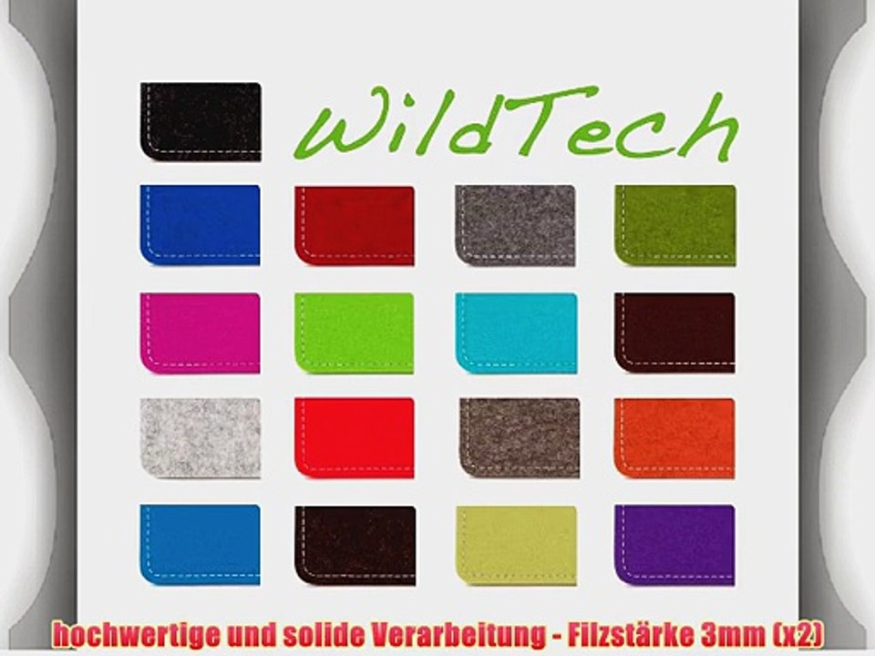 WildTech Sleeve f?r Samsung Galaxy Tab Pro 8.4 Filz H?lle Tasche Case Cover - 17 Farben (Handmade