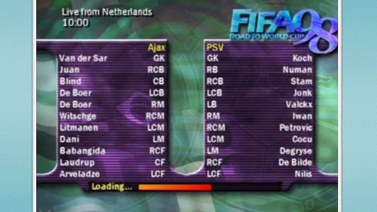 FIFA '98: The Road to the World Cup - Flashback