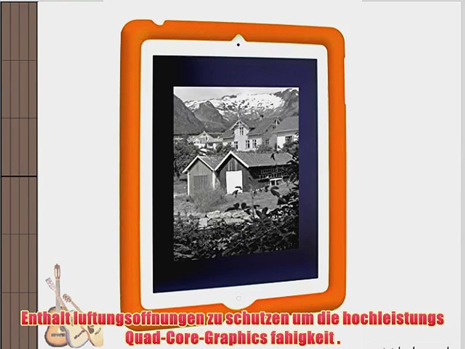 Bobj Silikon-Hulle Heavy Duty Tasche fur iPad 4 iPad 3 und iPad 2 (nicht fur iPad Air) - BobjGear