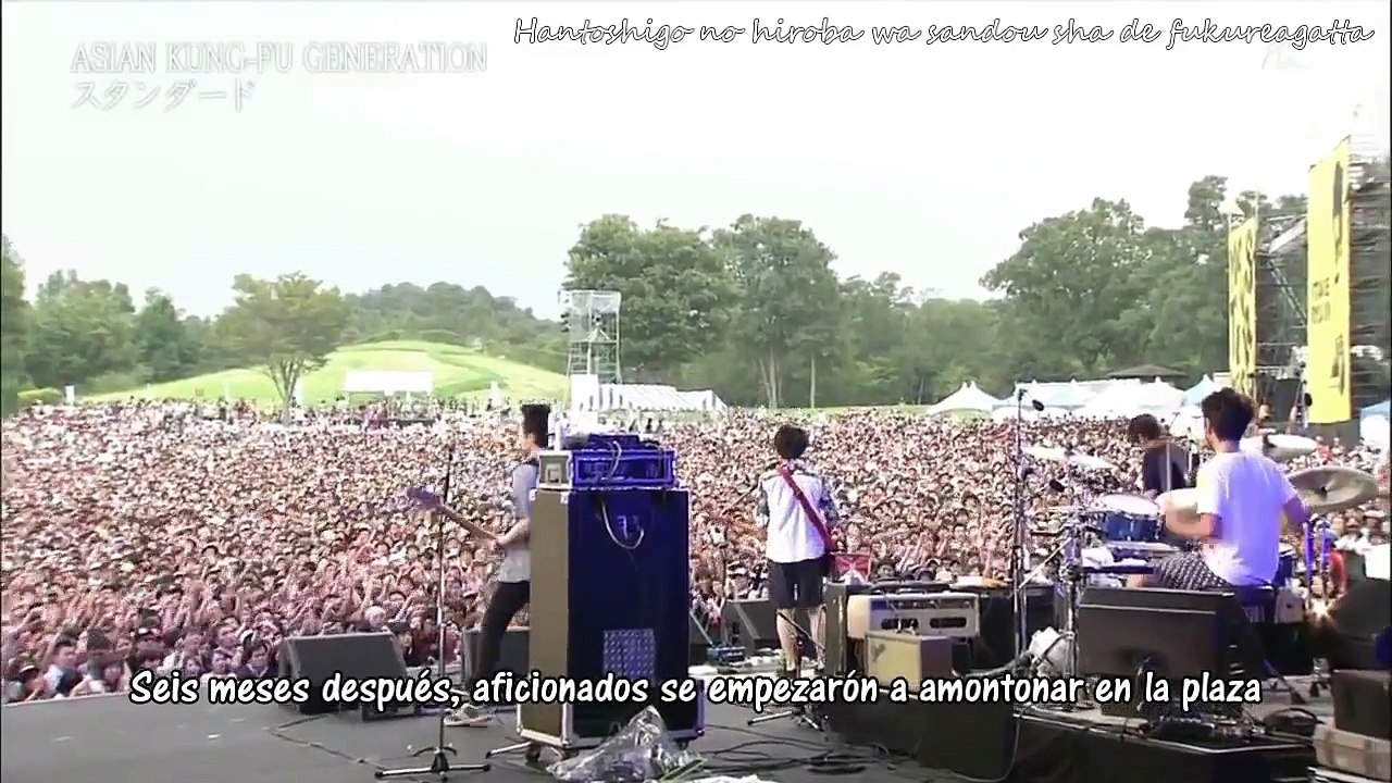 Standard スタンダード - Asian Kung-Fu Generation [Sub Esp-Eng] [FULL LIVE] [HD]