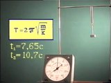 Школьная физика видеоуроки  9 класс  Колебания и волны  Пружинный маятник