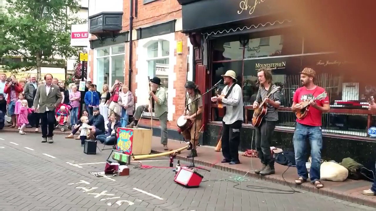 PHAT BOLLARD - We want your money -  Sidmouth Folk week 2013