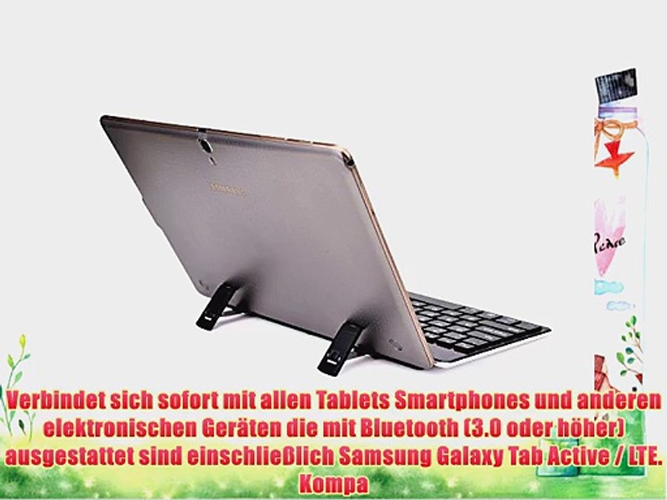 Cooper Cases(TM) GoKey  universelle Bluetooth Funktastatur f?r Samsung Galaxy Tab Active /