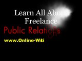 My Freelance Career : All About Freelance Public Relations Jobs