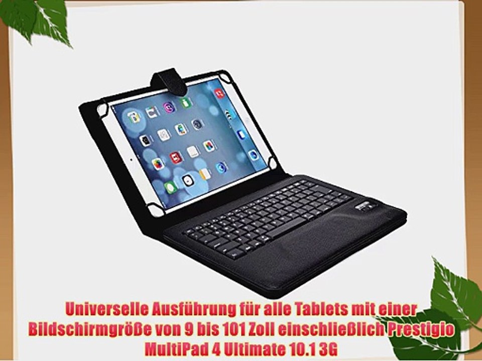Cooper Cases(TM) Infinite Executive Prestigio MultiPad 4 Ultimate 10.1 3G Universal Folio-Tastatur