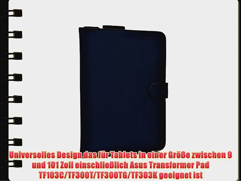 Cooper Cases(TM) Magic Carry Asus Transformer Pad TF103C/TF300T/TF300TG/TF303K Tablet Folioh?lle