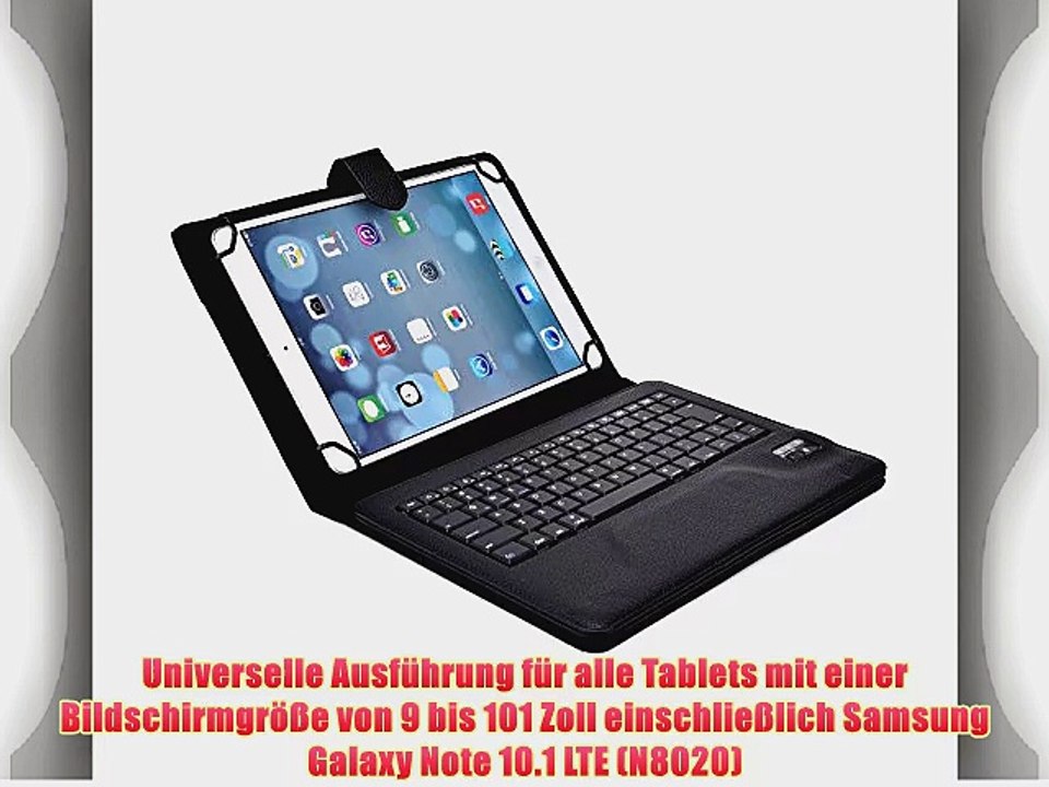 Cooper Cases(TM) Infinite Executive Samsung Galaxy Note 10.1 LTE (N8020) Universal Folio-Tastatur