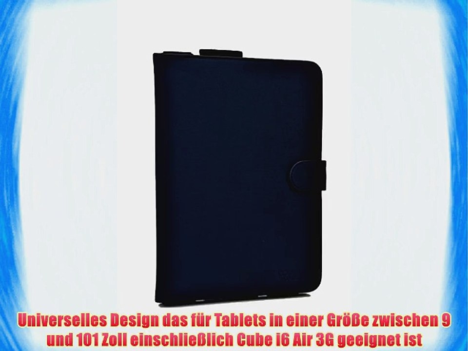 Cooper Cases(TM) Magic Carry Cube i6 Air 3G Tablet Folioh?lle mit Schultergurt in Blau (Hochwertige