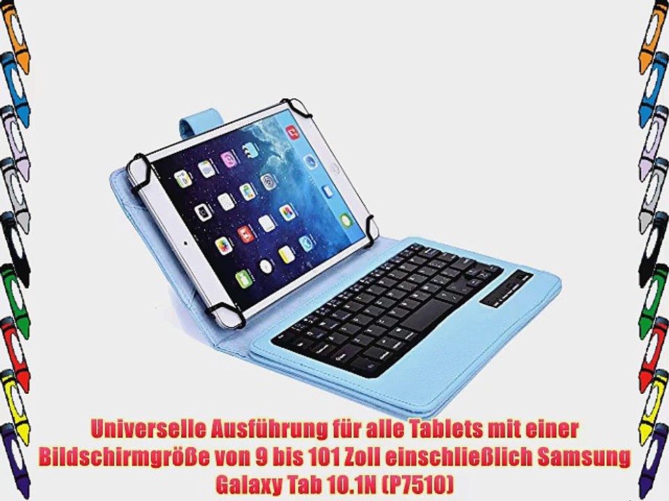 Cooper Cases(TM) Infinite Executive Samsung Galaxy Tab 10.1N (P7510) Universal Folio-Tastatur