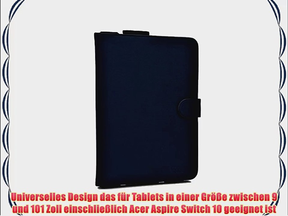 Cooper Cases(TM) Magic Carry Acer Aspire Switch 10 Tablet Folioh?lle mit Schultergurt in Blau