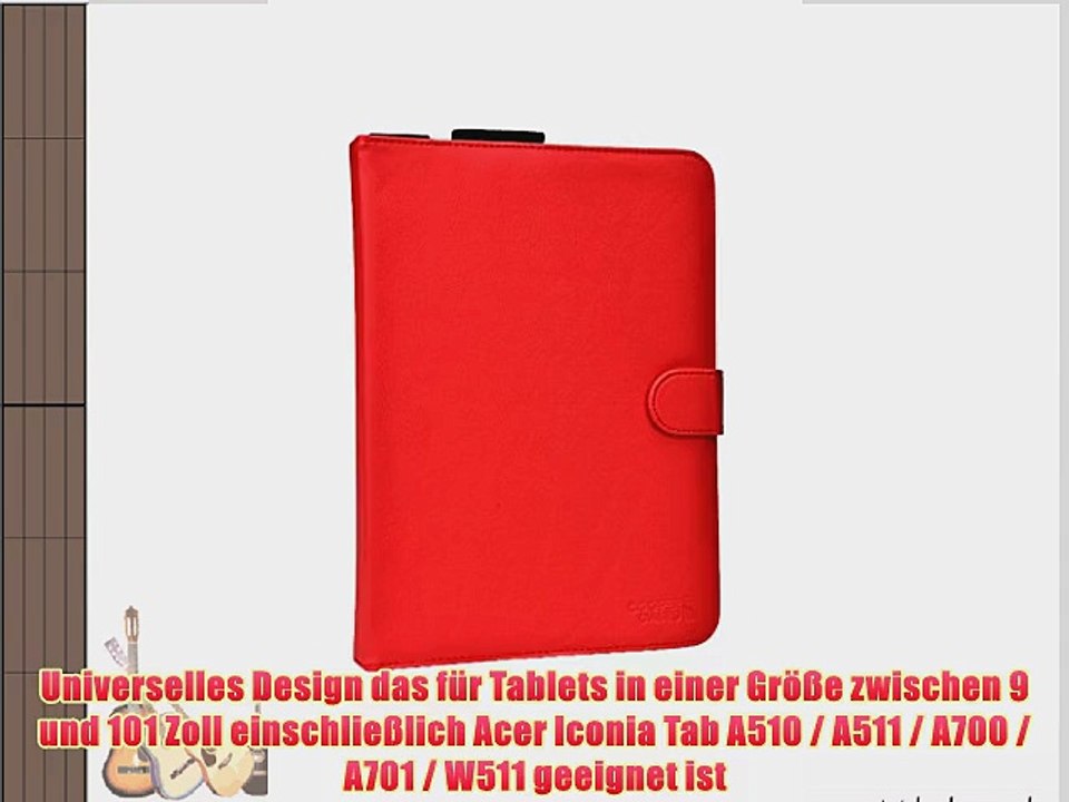 Cooper Cases(TM) Magic Carry Acer Iconia Tab A510 / A511 / A700 / A701 / W511 Tablet Folioh?lle