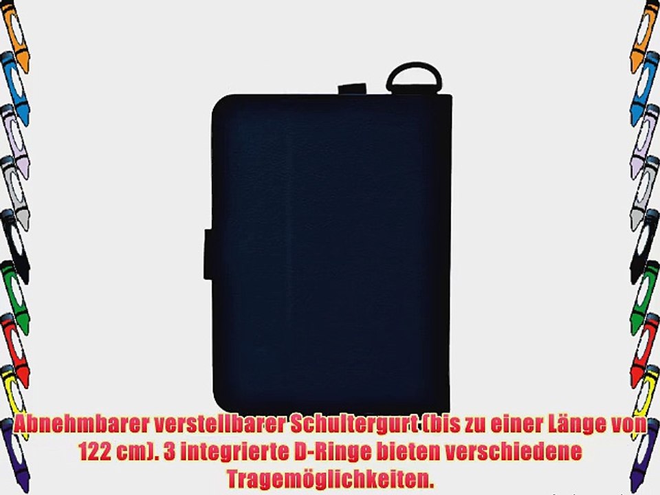 Cooper Cases(TM) Magic Carry HP Slate 7 / 7 Beats Special Edition Tablet Folioh?lle mit Schultergurt