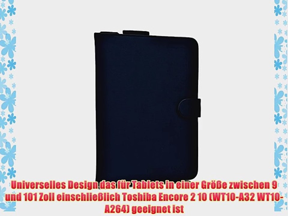 Cooper Cases(TM) Magic Carry Toshiba Encore 2 10 (WT10-A32 WT10-A264) Tablet Folioh?lle mit