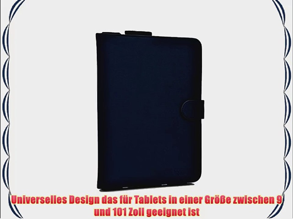 Cooper Cases(TM) Magic Carry Universelle 9 - 101 Tablet Folioh?lle mit Schultergurt in Blau