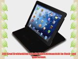 Eule 10004 Owls Schwarz iPad 4 3 2 Smart Back Case Leder Tasche Shutzh?lle H?lle - 360 Grad