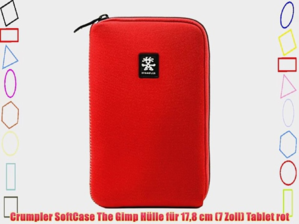 Crumpler SoftCase The Gimp H?lle f?r 178 cm (7 Zoll) Tablet rot