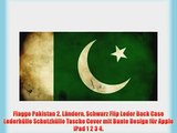 Flagge Pakistan 2 L?ndern Schwarz Flip Leder Back Case Lederh?lle Schutzh?lle Tasche Cover