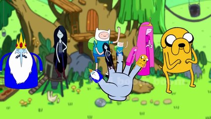 Adventure Time Cartoon Funny Finger Family Nursery Rhyme