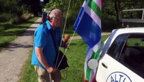 Vrijstaat Noord: Wiebe hijst de Groninger vlag - RTV Noord