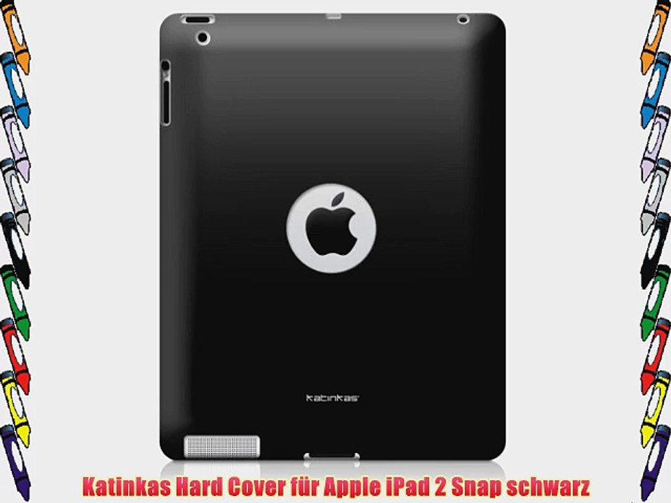 Katinkas Hard Cover f?r Apple iPad 2 Snap schwarz