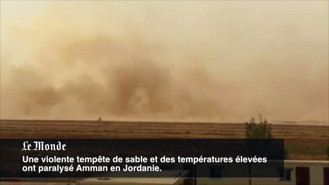 Une tempête de sable paralyse la Jordanie