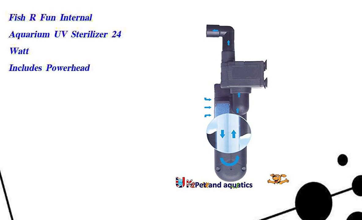 Fish R Fun Internal Aquarium UV Sterilizer 24 Watt