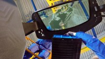Crash Test for Panoramic Roof (Panoramadach)