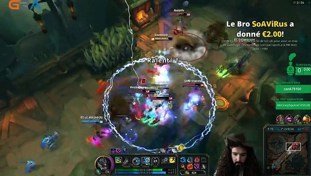 La fièvre de l'or : bataille de streamers - League of Legends