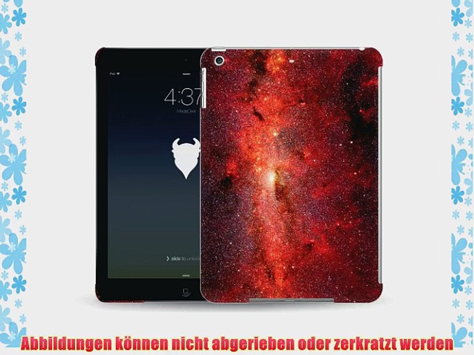MediaDevil Grafikcase Apple iPad Air H?lle: Ultra Slim Edition - Red Galaxy (Gl?nzend)