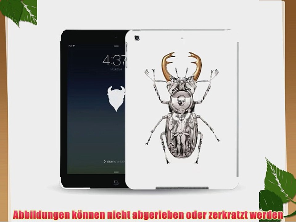MediaDevil Grafikcase Apple iPad Air 1 H?lle: Ultra Slim Edition - Stag Beetle von Magnus Gjoen
