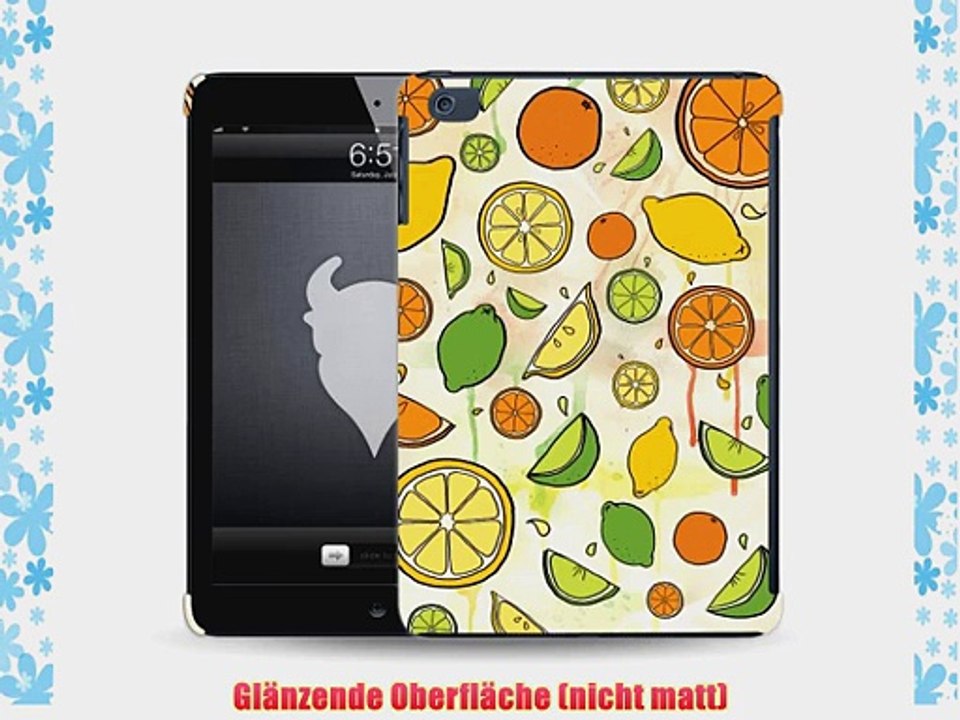 MediaDevil Grafikcase Apple iPad Mini 1 / 2 (Retina) H?lle: Ultra Slim Edition - Citrus Fruits