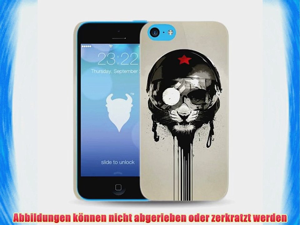 MediaDevil Grafikcase Apple iPhone 5C H?lle: Ultra Slim Edition - Eye of the Tiger von Hidden