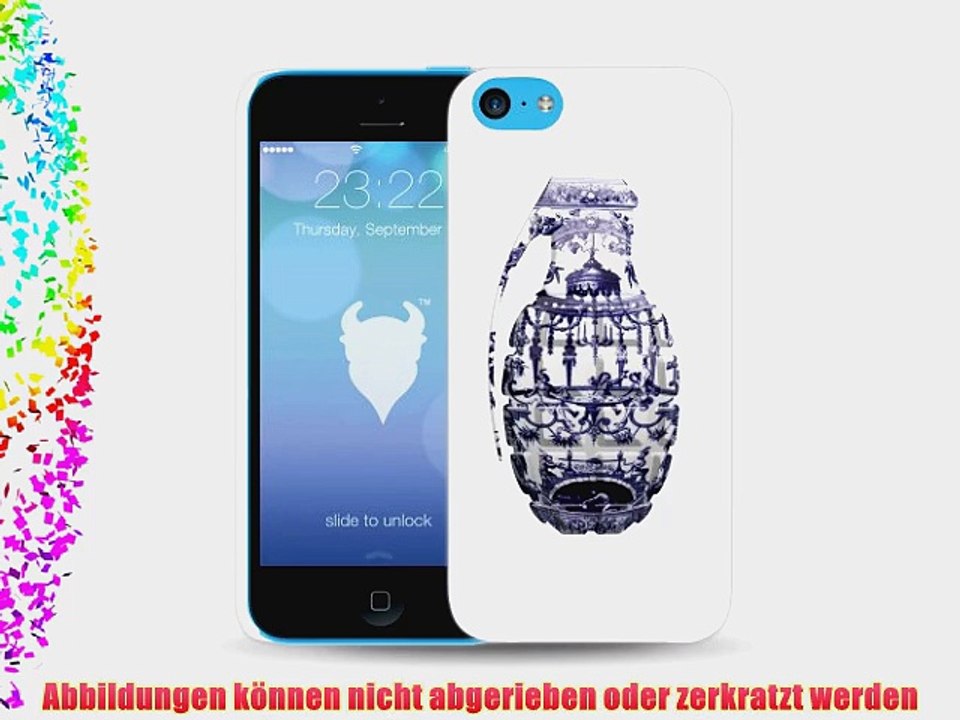 MediaDevil Grafikcase Apple iPhone 5C H?lle: Ultra Slim Edition - Grenade von Magnus Gjoen