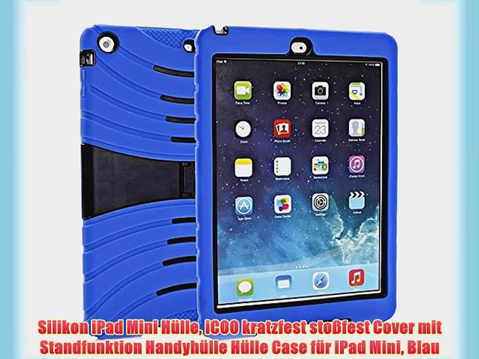 Silikon iPad Mini H?lle iCOO kratzfest sto?fest Cover mit Standfunktion Handyh?lle H?lle Case