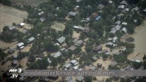 Inondations en Birmanie: des dizaines de morts