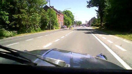 CITROEN  2cv or deux chevaux on the road in Belgium