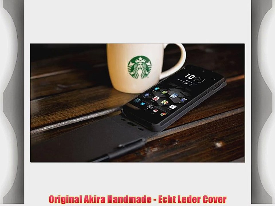 Original Akira Hand Made Echt Leder LG Nexus 5 Cover Handgemacht Case Schutzh?lle Etui Flip