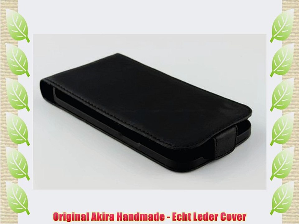 Original Akira Hand Made Echt Leder Samsung Core Plus g 3500 Cover Handgemacht Case Schutzh?lle