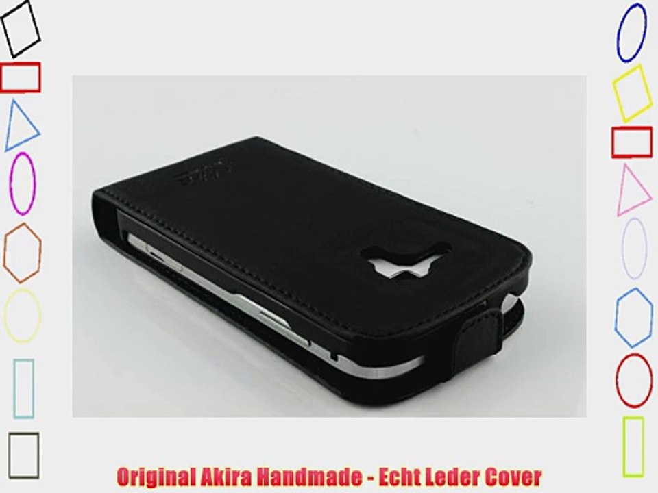 Original Akira Hand Made Echt Leder Samsung Galaxy Duos S 7562 Cover Handgemacht Case Schutzh?lle