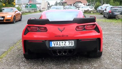 Corvette C7 Z06 at the Nürburgring! Start-up, Sound..