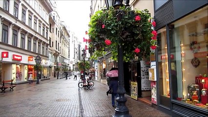 Budapest HD Video Tour on Rainy Day - Hungary