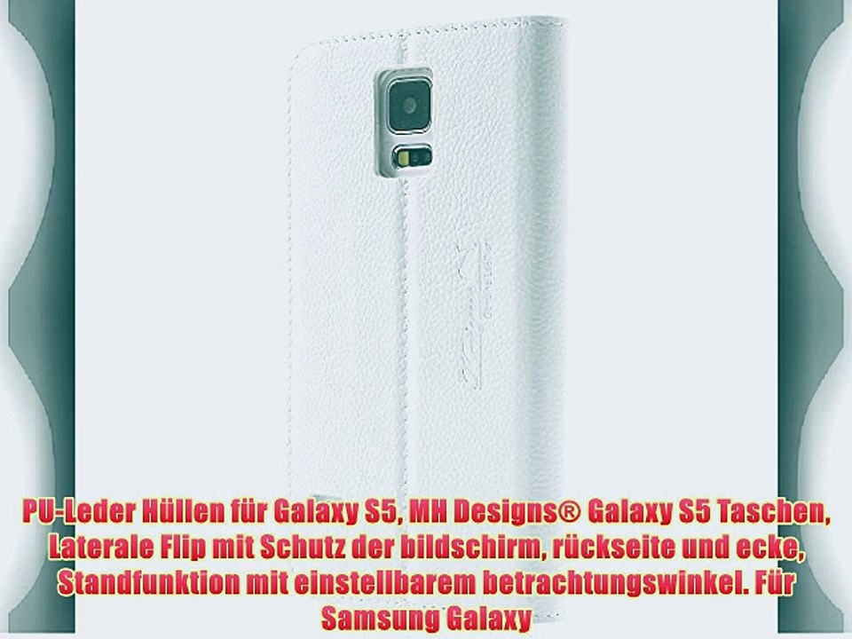 PU-Leder H?llen f?r Galaxy S5 MH Designs? Galaxy S5 Taschen Laterale Flip mit Schutz der bildschirm