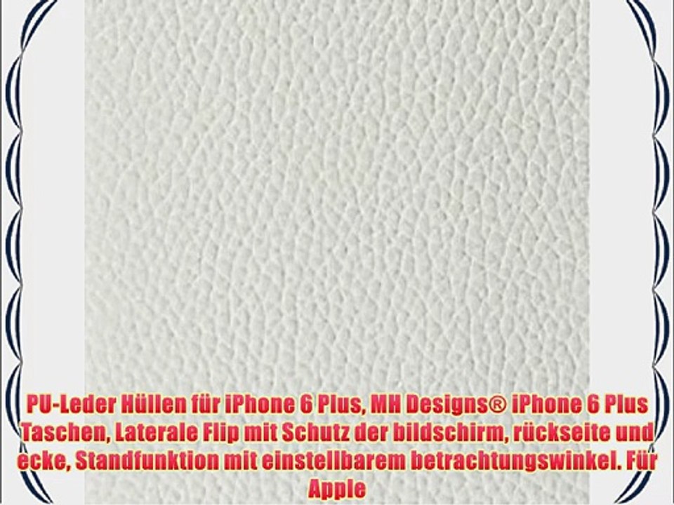 PU-Leder H?llen f?r iPhone 6 Plus MH Designs? iPhone 6 Plus Taschen Laterale Flip mit Schutz